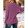 image:imageANRABESS Women Fall Oversized Long Batwing Sleeve Ribbed SweatersDeep Purple