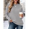 image:imageANRABESS Women Fall Oversized Long Batwing Sleeve Ribbed SweatersGray