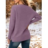 image:imageANRABESS Women Fall Oversized Long Batwing Sleeve Ribbed SweatersLight Purple