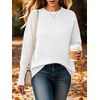 image:imageANRABESS Women Fall Oversized Long Batwing Sleeve Ribbed SweatersWhite