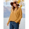 image:imageANRABESS Women Fall Oversized Long Batwing Sleeve Ribbed SweatersYellow