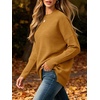 image:imageANRABESS Women Fall Oversized Long Batwing Sleeve Ribbed SweatersYellow