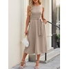 image:imageANRABESS Women Formal Sleeveless Midi DressBeige
