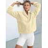 image:imageANRABESS Women Fuzzy Fleece Pullover Sherpa Jacket Sweatshirt with PocketsApricot