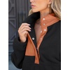 image:imageANRABESS Women Fuzzy Fleece Pullover Sherpa Jacket Sweatshirt with PocketsBlack