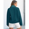 image:imageANRABESS Women Fuzzy Fleece Pullover Sherpa Jacket Sweatshirt with PocketsCyan