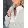 image:imageANRABESS Women Fuzzy Fleece Pullover Sherpa Jacket Sweatshirt with PocketsLight Grey