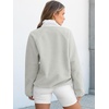 image:imageANRABESS Women Fuzzy Fleece Pullover Sherpa Jacket Sweatshirt with PocketsLight Grey