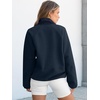 image:imageANRABESS Women Fuzzy Fleece Pullover Sherpa Jacket Sweatshirt with PocketsNavy Blue