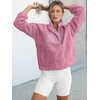 image:imageANRABESS Women Fuzzy Fleece Pullover Sherpa Jacket Sweatshirt with PocketsPink