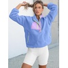 image:imageANRABESS Women Fuzzy Fleece Pullover Sherpa Jacket Sweatshirt with PocketsSky Blue