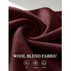 image:imageANRABESS Women Lightweight Wool Blend Fall Sweater Top Long Sleeve ShirtsWine Red