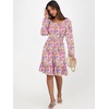 image:imageANRABESS Women Long Lantern Sleeve Square Neck Fall Short DressMulticolor Floral