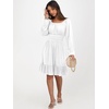 image:imageANRABESS Women Long Lantern Sleeve Square Neck Fall Short DressWhite