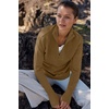image:imageANRABESS Women Long Sleeve V Neck Fall Sweater Quarter Zip PulloverBrown
