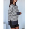 image:imageANRABESS Women Oversized Sweatshirts Fall Outfits with ThumbholeGrey Blue Striped