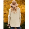 image:imageANRABESS Women Oversized Turtleneck Sweater Batwing Tunic Tops Fall OutfitsApricot