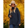 image:imageANRABESS Women Oversized Turtleneck Sweater Batwing Tunic Tops Fall OutfitsNavy Blue
