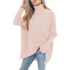 image:imageANRABESS Women Oversized Turtleneck Sweater Batwing Tunic Tops Fall OutfitsPink