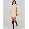 image:imageANRABESS Women Oversized Turtleneck Tunic Sweater Long Sleeve PulloverApricot
