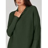 image:imageANRABESS Women Oversized Turtleneck Tunic Sweater Long Sleeve PulloverArmy Green
