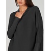 image:imageANRABESS Women Oversized Turtleneck Tunic Sweater Long Sleeve PulloverBlack