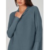 image:imageANRABESS Women Oversized Turtleneck Tunic Sweater Long Sleeve PulloverNavy Blue