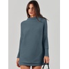 image:imageANRABESS Women Oversized Turtleneck Tunic Sweater Long Sleeve PulloverNavy Blue