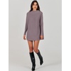 image:imageANRABESS Women Oversized Turtleneck Tunic Sweater Long Sleeve PulloverPurple