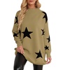 image:imageANRABESS Women Oversized Turtleneck Tunic Sweater Long Sleeve PulloverStar Black