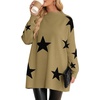 image:imageANRABESS Women Oversized Turtleneck Tunic Sweater Long Sleeve PulloverStar Black