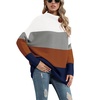image:imageANRABESS Women Oversized Turtleneck Tunic Sweater Long Sleeve PulloverWhite Gray