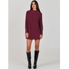 image:imageANRABESS Women Oversized Turtleneck Tunic Sweater Long Sleeve PulloverWine Red