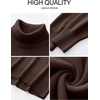 image:imageANRABESS Women Turtleneck Oversized Long Sleeve Knit SweaterChocola