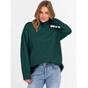 image:imageANRABESS Women Turtleneck Oversized Long Sleeve Knit SweaterDark Green
