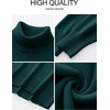 image:imageANRABESS Women Turtleneck Oversized Long Sleeve Knit SweaterDark Green