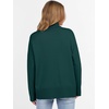 image:imageANRABESS Women Turtleneck Oversized Long Sleeve Knit SweaterDark Green