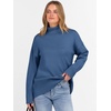 image:imageANRABESS Women Turtleneck Oversized Long Sleeve Knit SweaterDusty Blue
