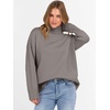 image:imageANRABESS Women Turtleneck Oversized Long Sleeve Knit SweaterGrey Khaki