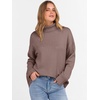 image:imageANRABESS Women Turtleneck Oversized Long Sleeve Knit SweaterNutmeg