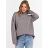 image:imageANRABESS Women Turtleneck Oversized Long Sleeve Knit SweaterPurple Taupe