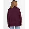 image:imageANRABESS Women Turtleneck Oversized Long Sleeve Knit SweaterWine Red