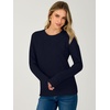 image:imageANRABESS Womens Fall Long Sleeve Argyle Knit SweatersNavy Blue