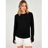 image:imageANRABESS Womens Fall Long Sleeve Lightweight SweatersBlack