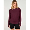 image:imageANRABESS Womens Fall Long Sleeve Lightweight SweatersWine Red