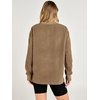 image:imageANRABESS Womens Fleece Pullover Sherpa Fuzzy Button Up SweatshirtsKhaki