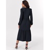 image:imageANRABESS Womens Long Sleeve Fall Flowy Boho Maxi DressesNavy Blue