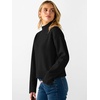 image:imageANRABESS Womens Long Sleeve Mock Neck Cropped Pullover Sweaters LightweightBlack