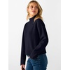 image:imageANRABESS Womens Long Sleeve Mock Neck Cropped Pullover Sweaters LightweightNavy Blue