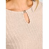 image:imageANRABESS Womens Long Sleeve Shirts Ribbed Knit Fall TopsBeige